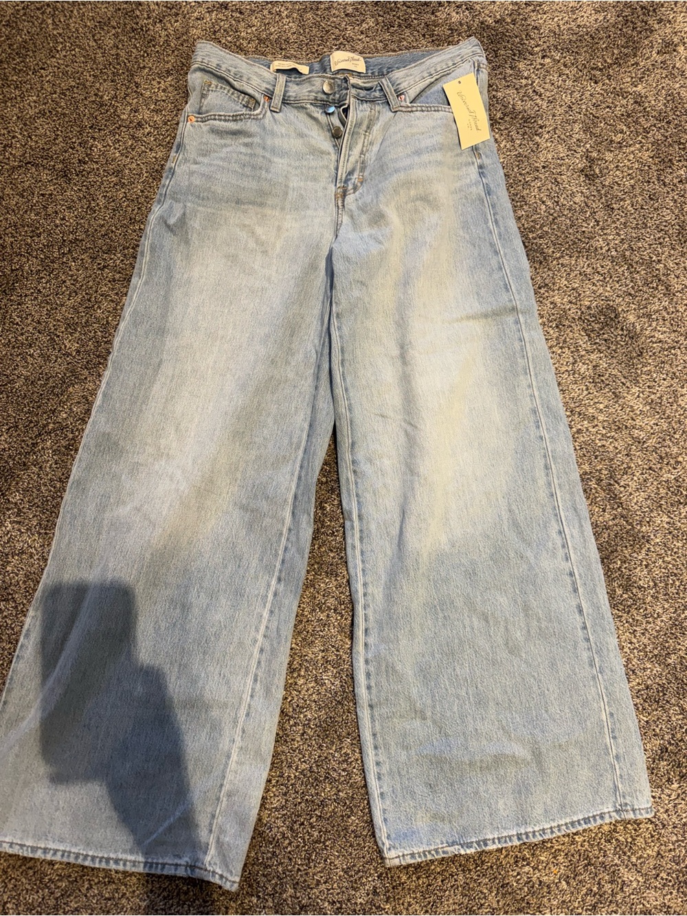 Universal Thread Pale Blue Wide Leg High-Rise Jeans